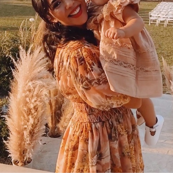 Floral puff sleeve dress -Anthro - Picture 5 of 6